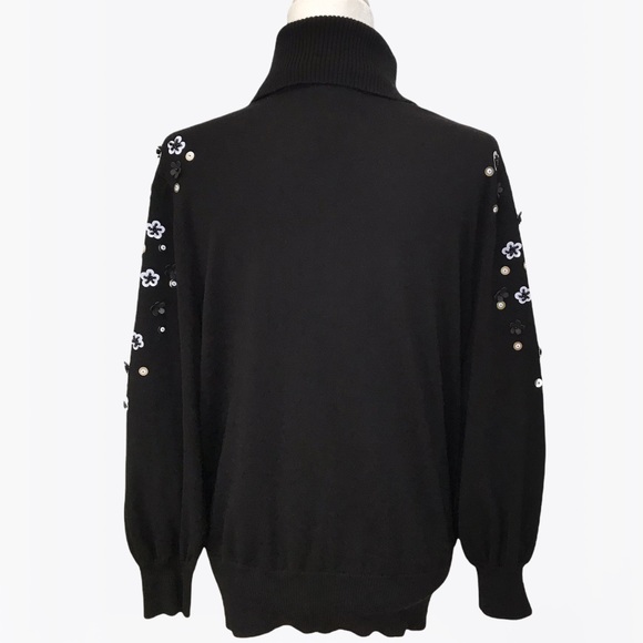 Alfani Embellished Womens Turtleneck Sweater -L/XL - Picture 11 of 17